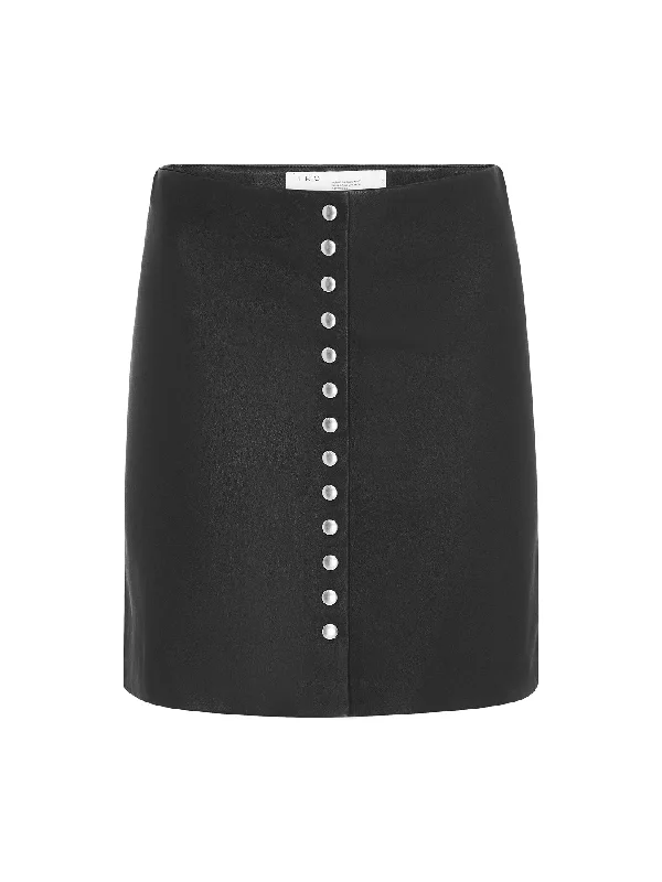 Costa Leather Mini Skirt