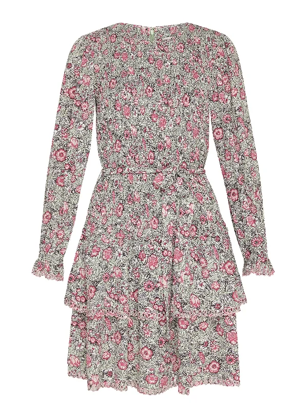 Camila Floral Crepe Dress