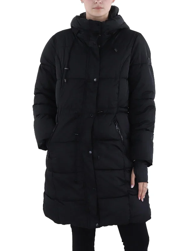 Womens Quilted Cold Weather Puffer Jacket