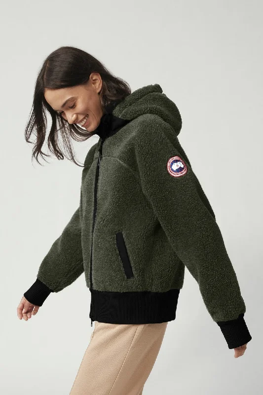 Womens Simcoe Fleece Hoody - Dark Sage