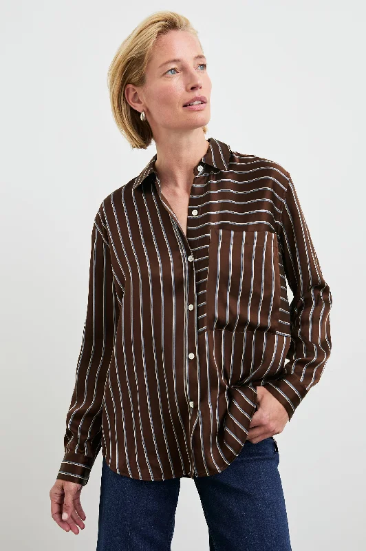 SPENCER SHIRT - BALTIC WHITE STRIPE