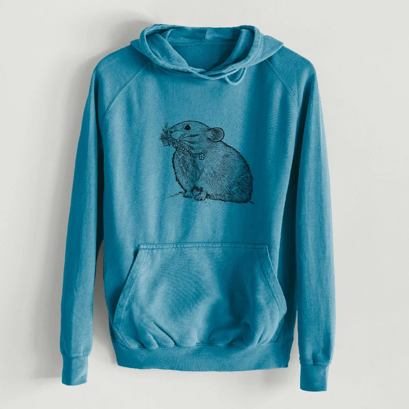 Ochotona princeps - American Pika  - Mid-Weight Unisex Vintage 100% Cotton Hoodie