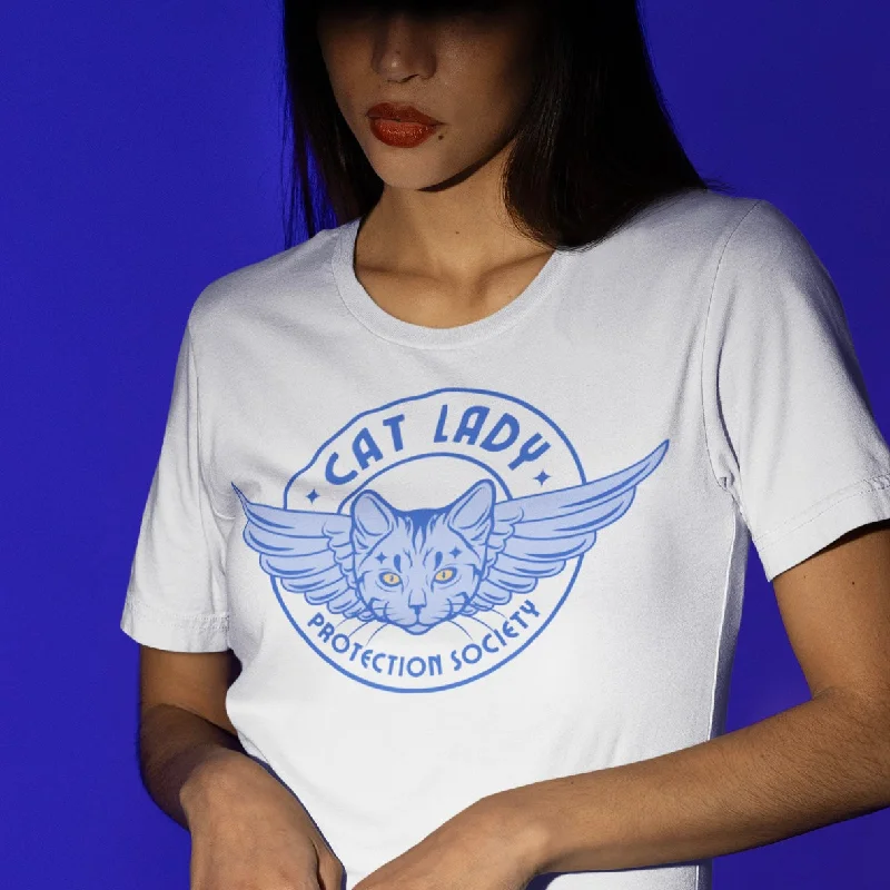 Cat Lady Protection Society Unisex t-shirt