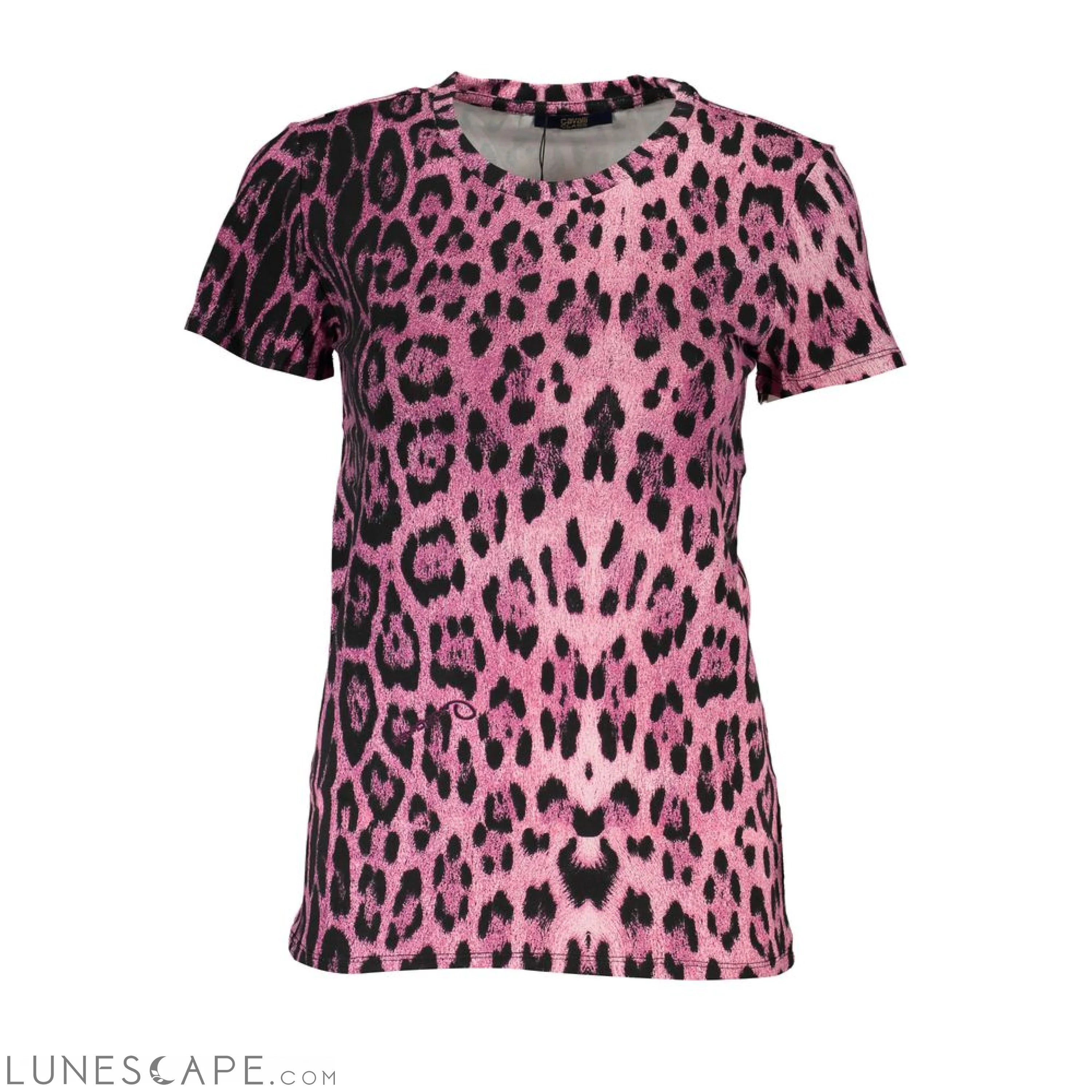 Cavalli Class Pink Cotton Tops & T-Shirt