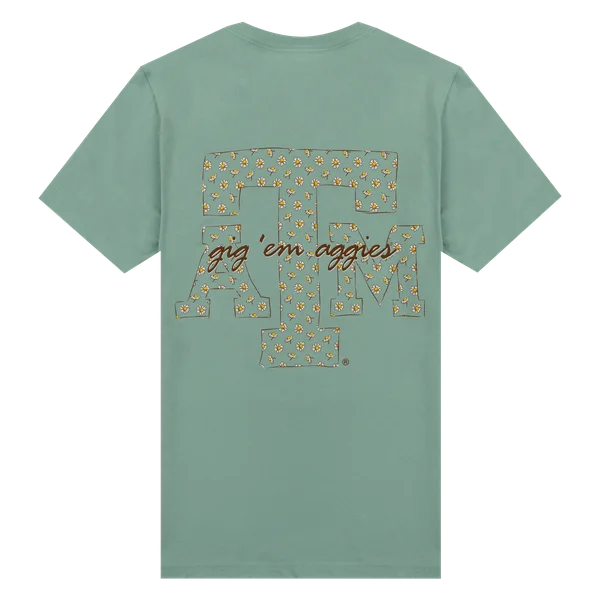 Texas A&M Daisy Gig 'Em Aggies T-Shirt