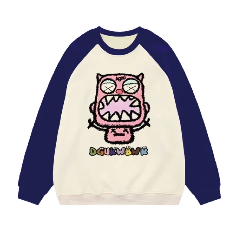 Funny Pink Monster Sweatshirt