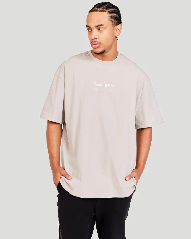 Capital V2 Oversized Tee - Taupe