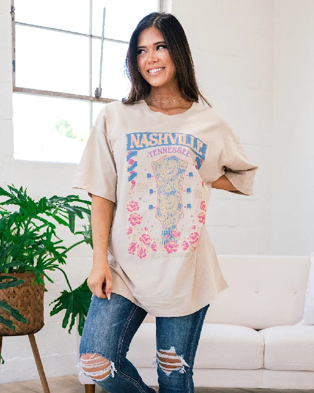 Nashville Original Classic Oversized Sand Tee FINAL SALE