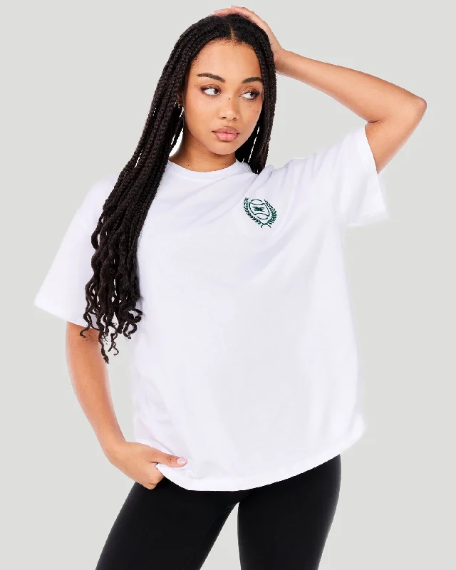 Women's Heritage Oversized Tee - White