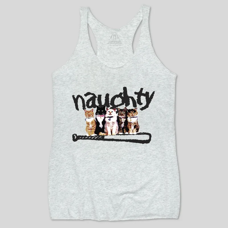 NAUGHTY CATS WOMEN'S RACERBACK TANK