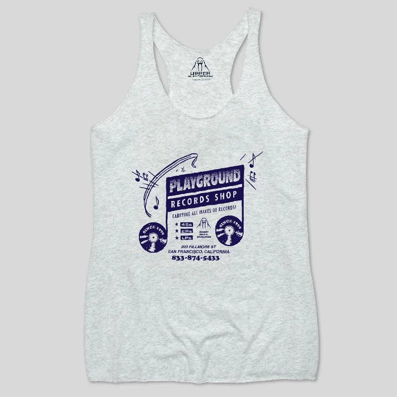 RECORDS SHOP WOMEN'S RACERBACK TANK