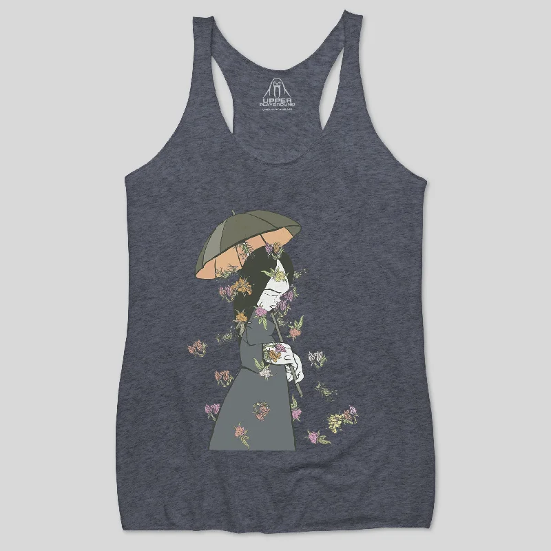 APRIL SHOWERS WOMEN'S RACERBACK TANK