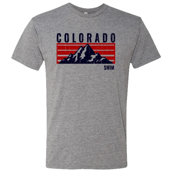 Swim Colorado Mountain Logo T-Shirt