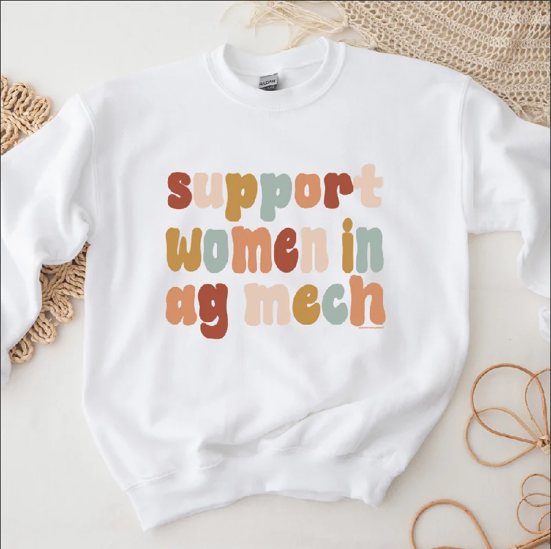 Boho Support Women In Ag Mech Crewneck (S-3XL) - Multiple Colors!