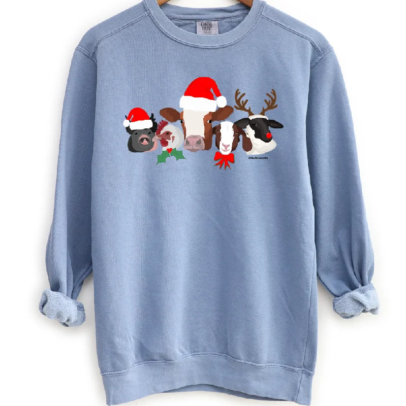 Christmas Herd Crewneck (S-3XL) - Multiple Colors!