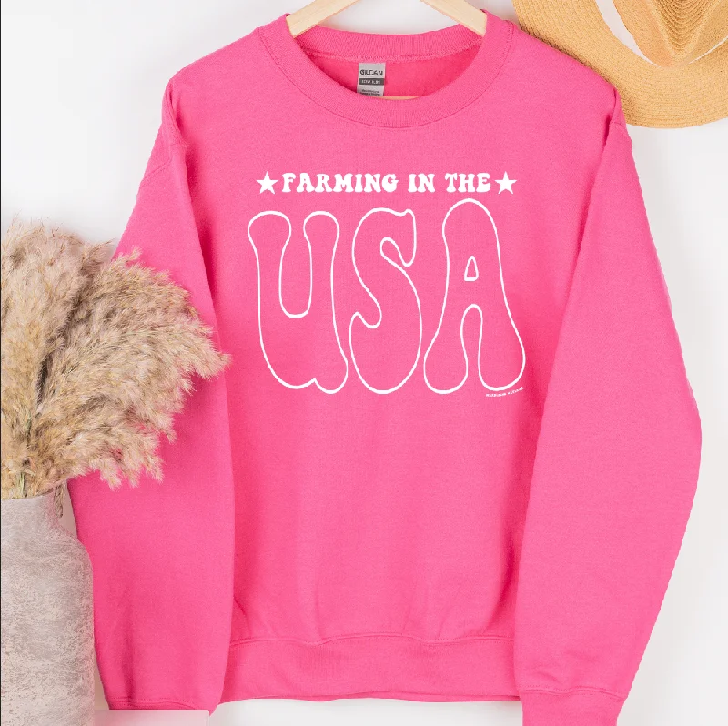 Farming In The USA Crewneck (S-3XL) - Multiple Colors!