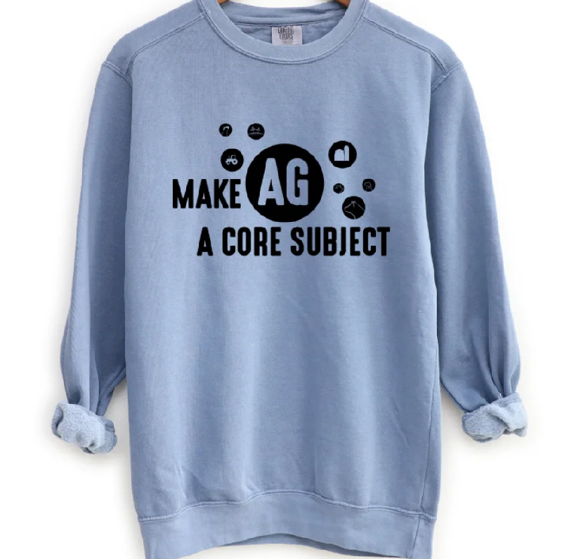 Make Ag A Core Subject Crewneck (S-3XL) - Multiple Colors!