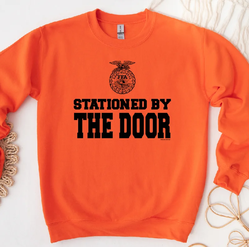 Stationed By The Door Crewneck (S-3XL) - Multiple Colors!