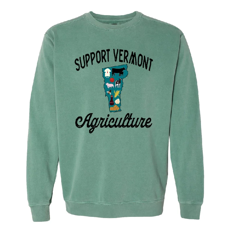 Support Vermont Agriculture Crewneck (S-3XL) - Multiple Colors!