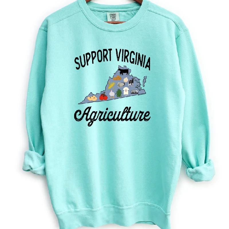 Support Virginia Agriculture Crewneck (S-3XL) - Multiple Colors!