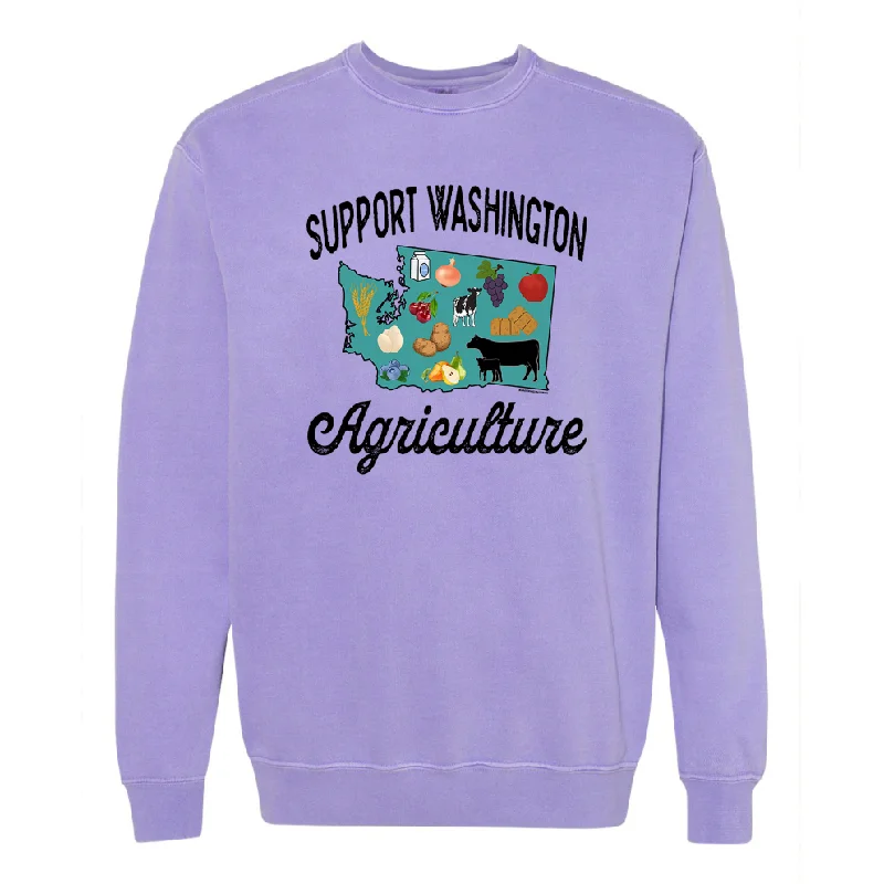 Support Washington Agriculture Crewneck (S-3XL) - Multiple Colors!