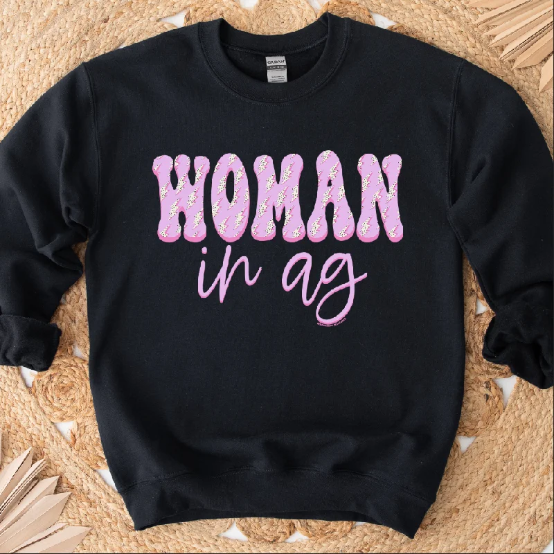 Trendy Bolt Woman In Ag Crewneck (S-3XL) - Multiple Colors!