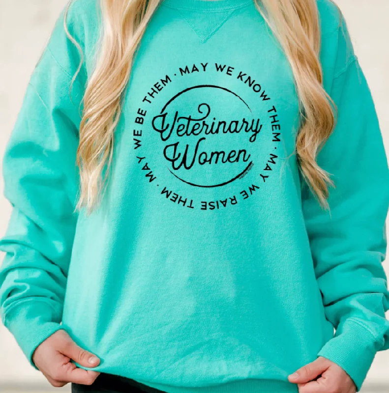 Veterinary Women Circle Crewneck (S-3XL) - Multiple Colors!