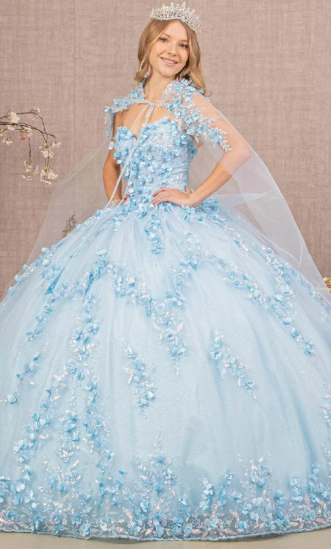 Elizabeth K GL3103 - Applique Quinceanera Ballgown