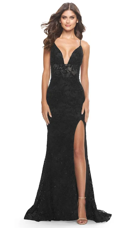 La Femme 31249 - Lace Mermaid Prom Dress