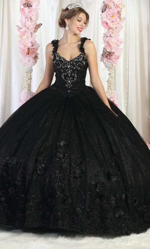 May Queen LK180 - Floral Applique Quinceanera Ballgown