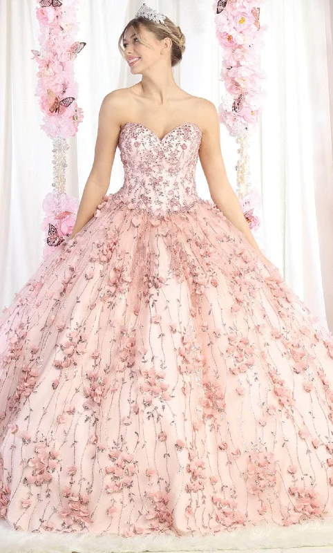 May Queen LK190 - Strapless Quinceanera Ballgown