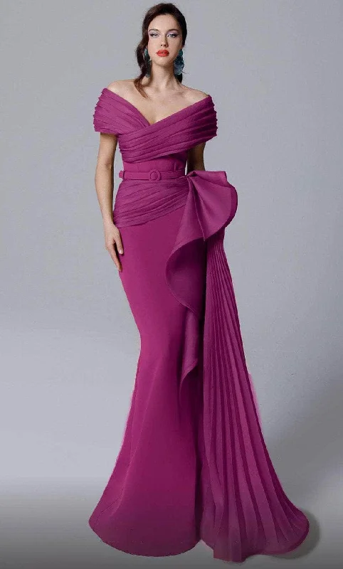 MNM Couture 2692 - Off Shoulder Mermaid Evening Gown