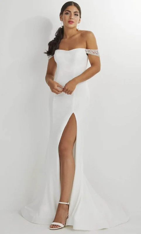 Studio 17 Prom 12907 - Off-Shoulder Corset back Evening Dress